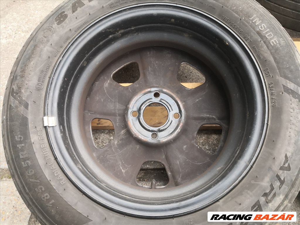 Renault 15-ös acélfelnik 4x100-as 8. kép