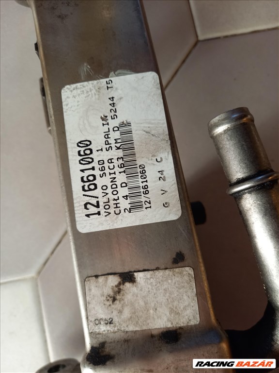 Volvo XC90 2.4 EGR hűtő 30637142 964105 4. kép