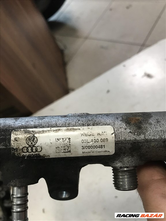 Volkswagen Passat B6 2,0 CR közös nyomócső 03l130089 2. kép