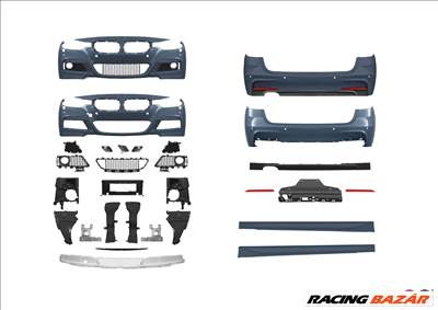 Komplett Bodykit M M-Paket Mtech M-Tech BMW 3 Seri