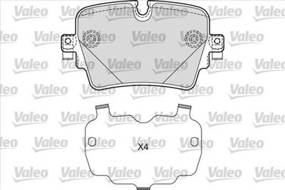 Fékbetét készlet VALEO 601671 for JAGUAR