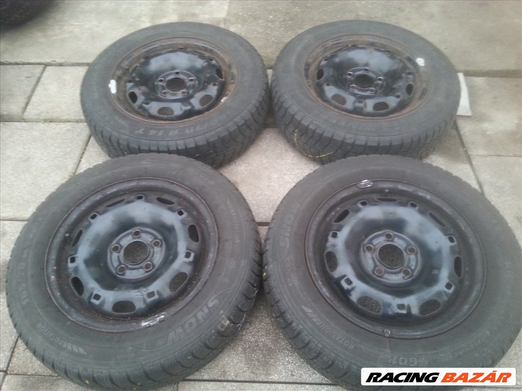  5x100 lyukosztású Skoda Fábia/Seat Ibiza/Cordoba téli kerék garnitúra 1. kép