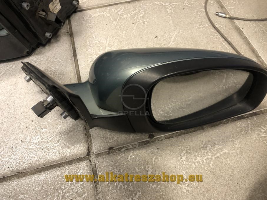 Opel Vectra C jobb oldali elektromos visszapillantó tükör z393 zöld 1. kép