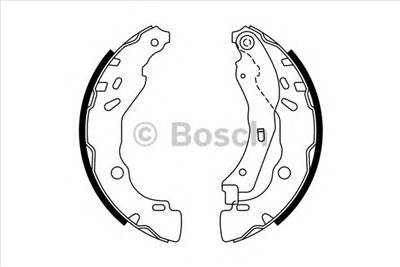 BOSCH 0 986 487 771 - fékpofakészlet CITROËN DS FIAT OPEL PEUGEOT VAUXHALL