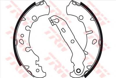 TRW GS8742 - fékpofakészlet FORD FORD AUSTRALIA MAZDA