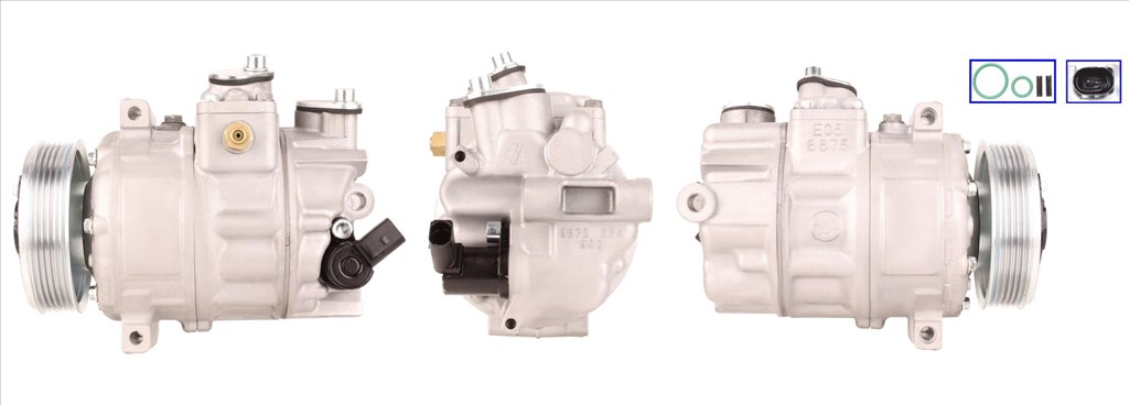 LUCAS ACP222 - klíma kompresszor AUDI SEAT SKODA VAUXHALL VW 1. kép