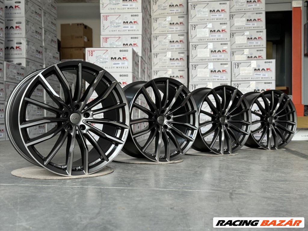 R21 5x112 (66,6) MAK RAPP GUN MET-MIRROR FACE BMW X5 X6 G05 G06  - Kétszéles alufelnik  3. kép