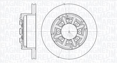 MAGNETI MARELLI 361302040159 - féktárcsa IVECO