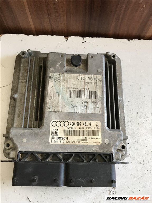 Audi A6 (C7 - 4G) 3,0 V6 TDI CDUD motorvezérlő 4g0907401q 1. kép