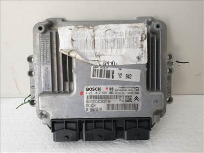 503819 Peugeot 207, Motorvezérlő, Ecu, 0281012529, 9663475880, Bosch.