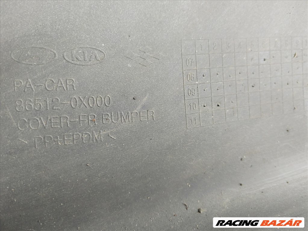 Hyundai I10 Pa első lökhárító részeivel 865120x00 865120x000 7. kép