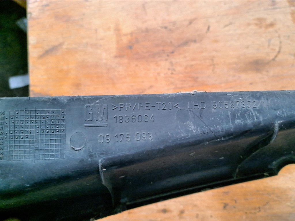 OPEL ZAFIRA A F75_ Levélrács (34608) 1836064, 09175093 3. kép