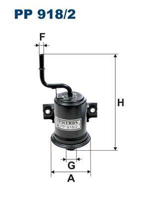 Üzemanyagszűrő FILTRON PP 918/2 for TOYOTA