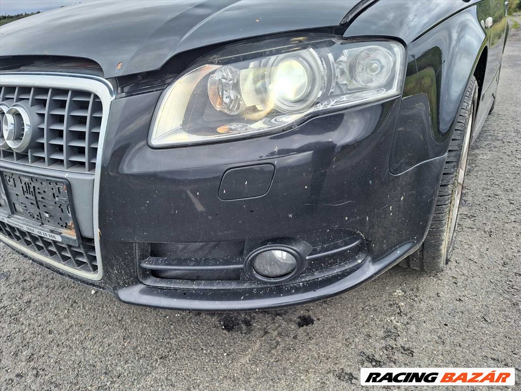 Audi A4 (B6/B7) S-line Lámpamosós LY9B első lökhárító 1. kép