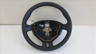 509958 Renault Clio 3, 2011, Bőrkormány, Multikormány, Kormány, FEHÉR CÉRNA
