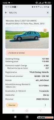 Mercedes C 250, Mercedes E 250 Motor  om651912