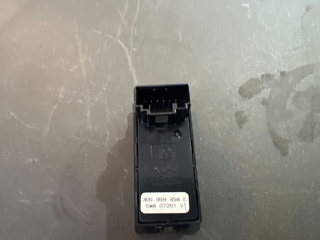 VW PHAETON 3D_ Jobb első Ablakemelő Kapcsoló (15982) 3D0959858 2. kép