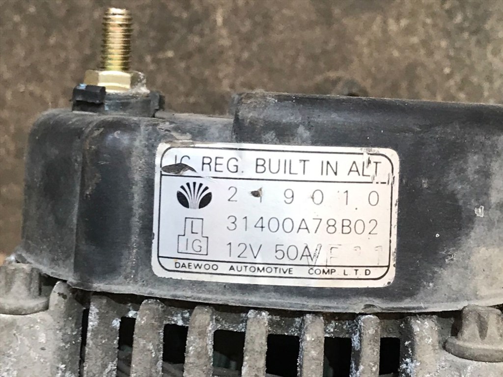 DAEWOO TICO KLY3 Generátor (41849) 31400A78B02 3. kép