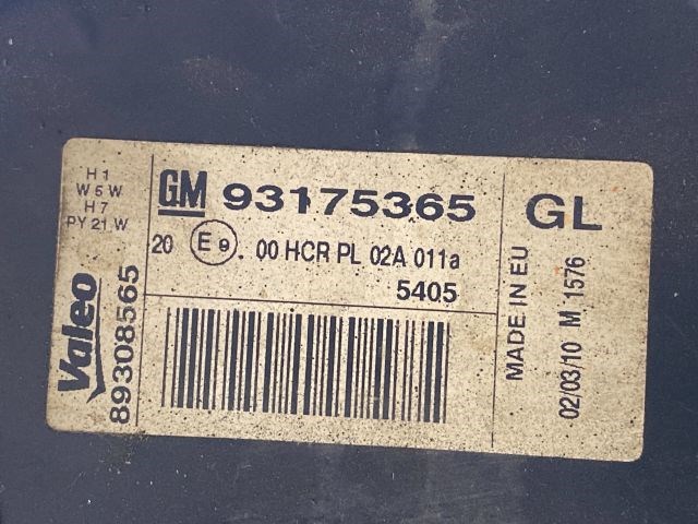 OPEL MERIVA A Jobb Xenon Fényszóró 4. kép