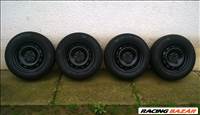 4db 15-ös 5x108-as Ford,Volvo lemezfelni 195/65R15 Yokohama téli gumival eladó