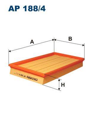 légszűrő FILTRON AP 188/4 for SAAB