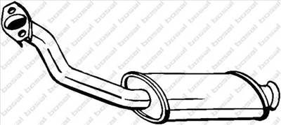 BOSAL 190-171 - első kipufogó dob CITROËN PEUGEOT