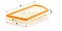MANN-FILTER C 27 045 - légszűrő BMW