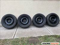 Lemezfelni téli gumival 16" 5X100 VW Audi Skoda Seat 205/55 R16