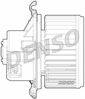 DENSO DEA09024 - Utastér ventillátor CITROËN FIAT PEUGEOT 1. kép
