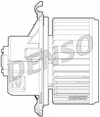 DENSO DEA09024 - Utastér ventillátor CITROËN FIAT PEUGEOT