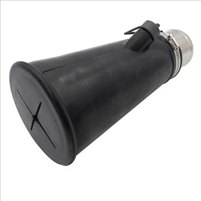 Lincos Kipufogógáz elszívó gumi kerek fúvóka 76 mm-es tömlőhöz - LFE-02002