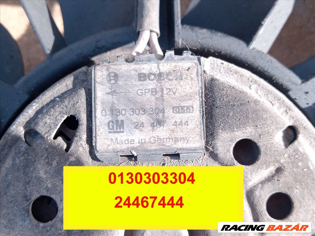 Opel Astra H ventilátor motor és lapát h astra 1.7 3136613311 2. kép