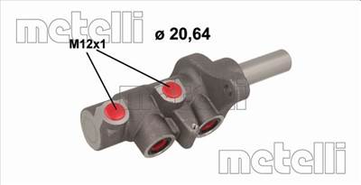 METELLI 05-1132 - főfékhenger MAZDA