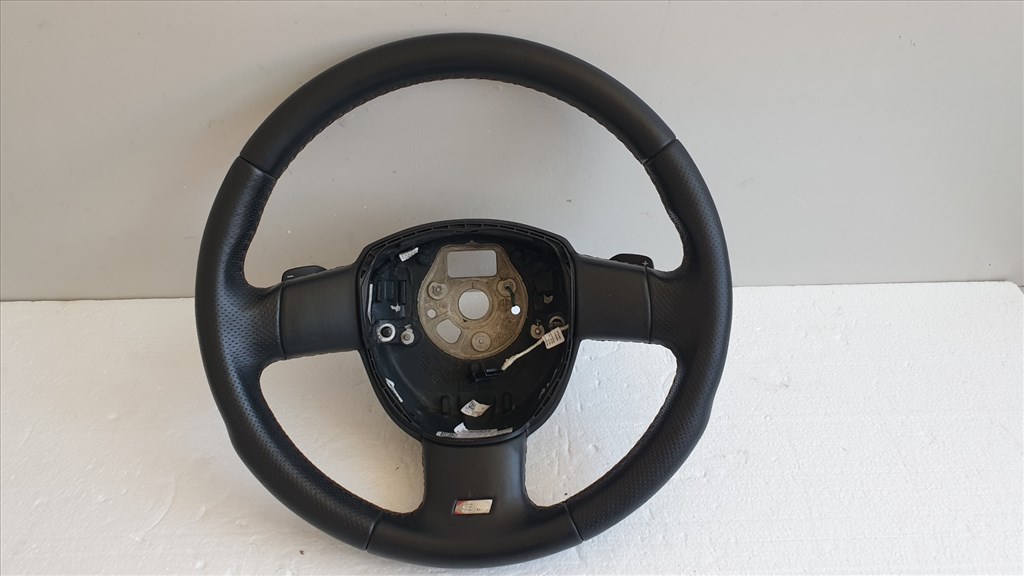 509796 Audi A3, A4, A6, S-LINE Kormány, 2007, Bőrkormány, Kormányváltós 8P0419091 1. kép