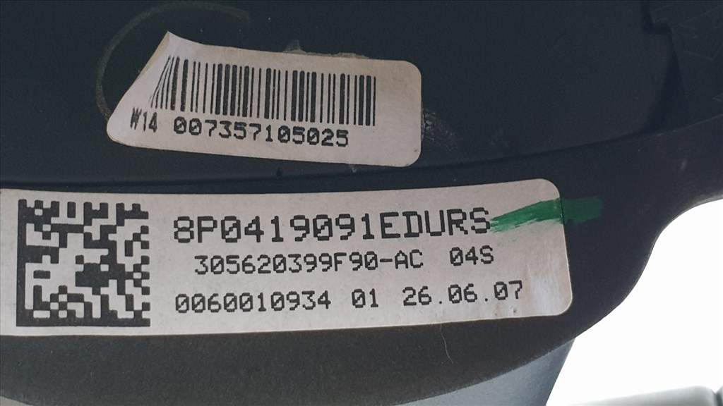 509796 Audi A3, A4, A6, S-LINE Kormány, 2007, Bőrkormány, Kormányváltós 8P0419091 12. kép