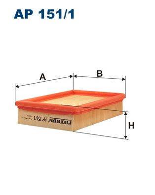 légszűrő FILTRON AP 151/1 for FORD