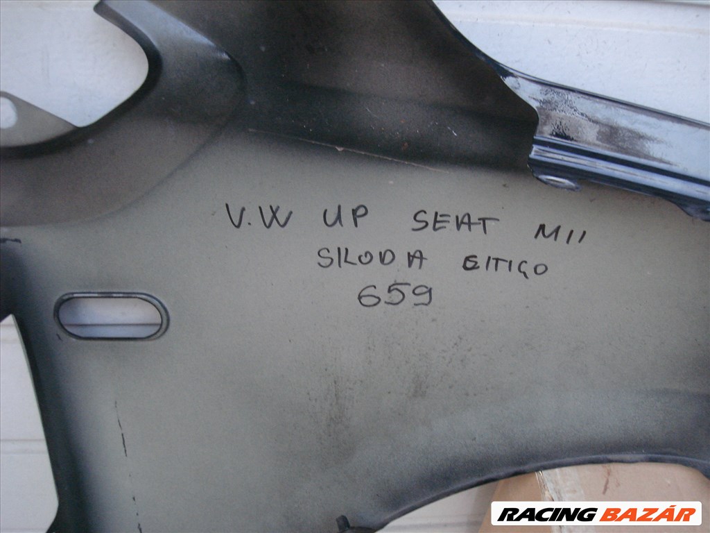 VW UP Seat MII Skoda Citigo Bal első Sárvédő 1S0821105 2011-től 5. kép