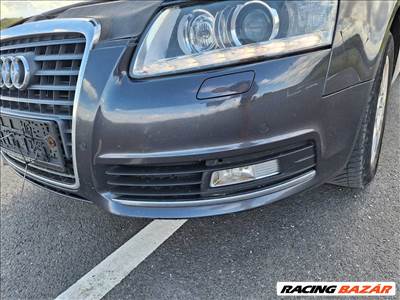 Audi A6 (C6 - 4F) Lámpamosós radaros facelift első lökhárító LZ7Q sz