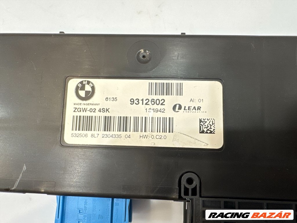 BMW X3 F25 X4 F26 ZGW central gateway modul 61359312602 4. kép