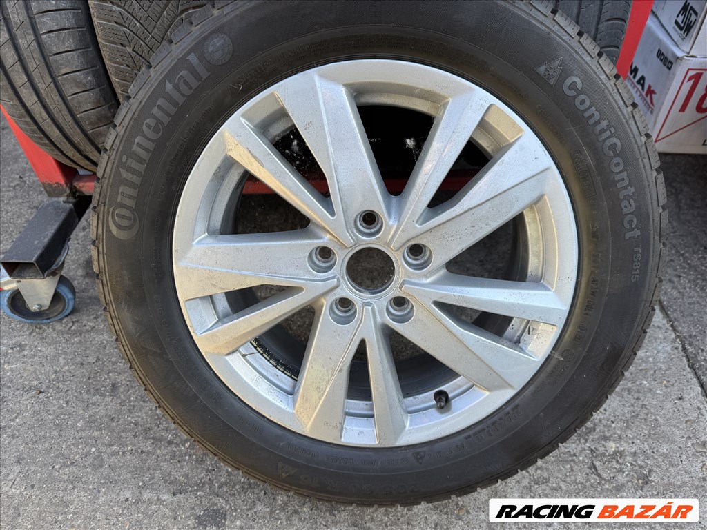 Volkswagen Touran gyári 6,5X16-os 5X112-es ET48 könnyűfém felni garnitura eladó 1. kép
