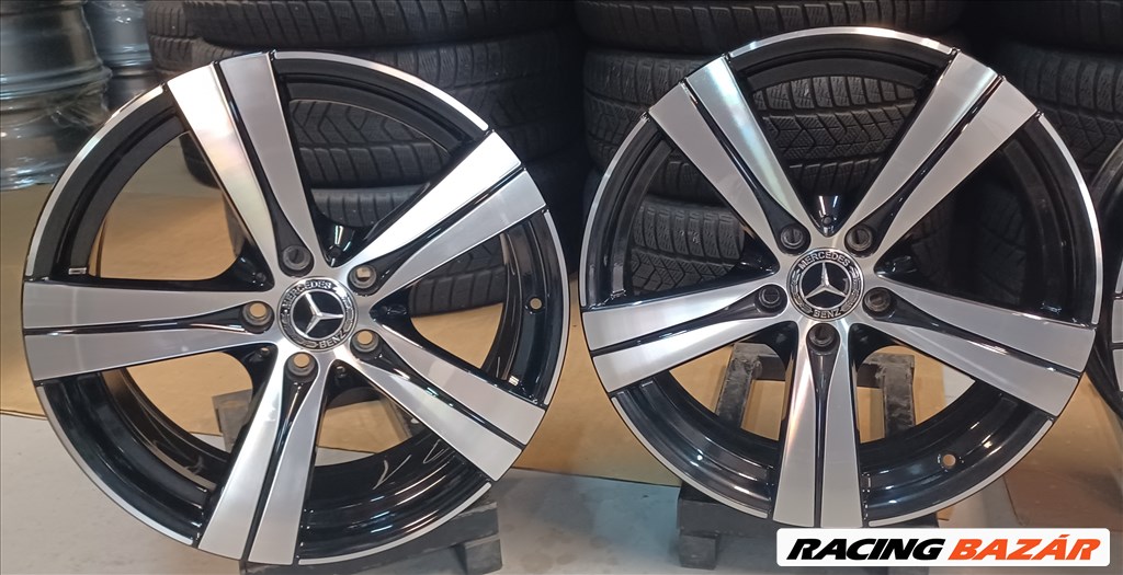  Mercedes W206 új C klasse alufelnik 5x112 7,5x18 - 8,5x18 ET40-52 4db 4. kép