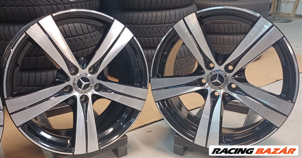  Mercedes W206 új C klasse alufelnik 5x112 7,5x18 - 8,5x18 ET40-52 4db 5. kép