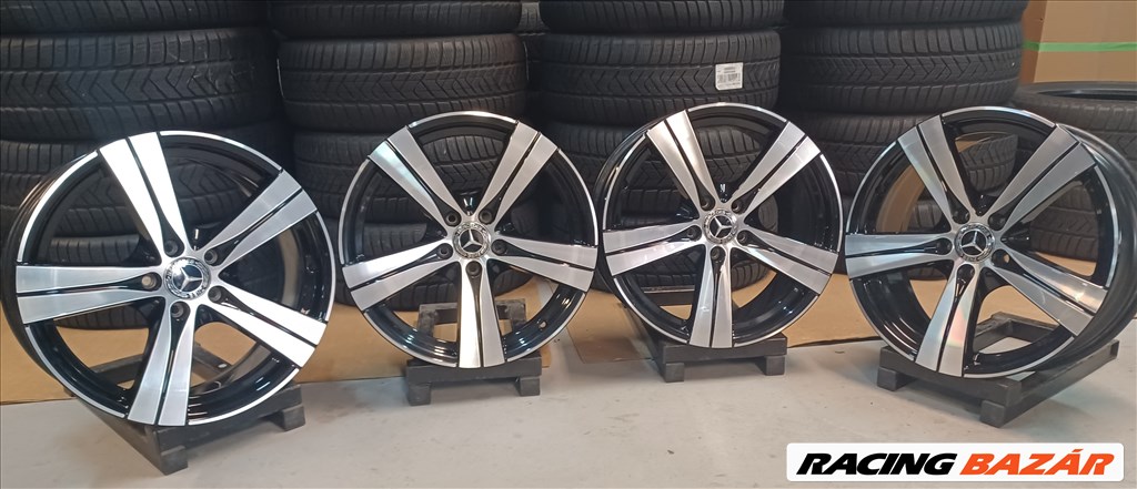  Mercedes W206 új C klasse alufelnik 5x112 7,5x18 - 8,5x18 ET40-52 4db 6. kép