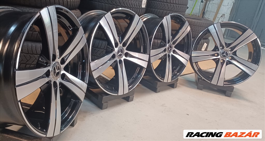  Mercedes W206 új C klasse alufelnik 5x112 7,5x18 - 8,5x18 ET40-52 4db 7. kép