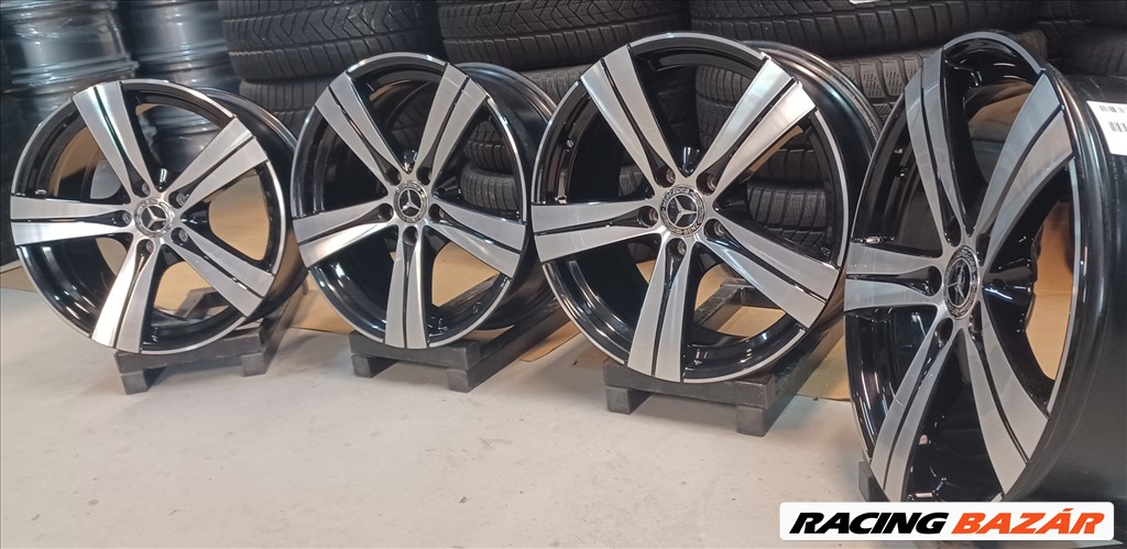  Mercedes W206 új C klasse alufelnik 5x112 7,5x18 - 8,5x18 ET40-52 4db 8. kép