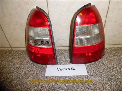 Opel Vectra B hátsó lámpa, kombi, piros/fehér, bal
