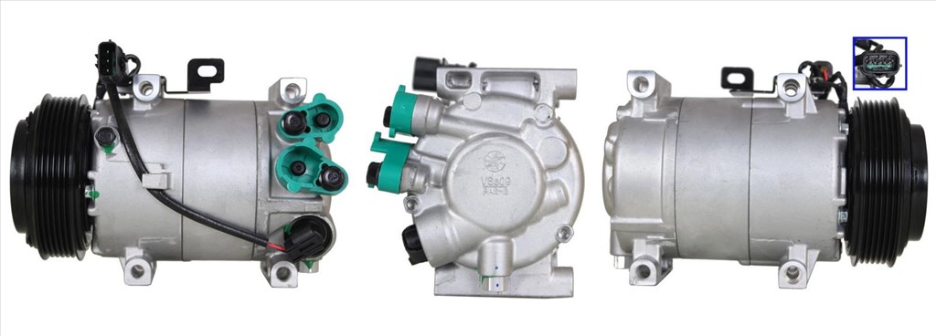 kompresszor, klíma ELSTOCK 51-1351 for KIA 1. kép