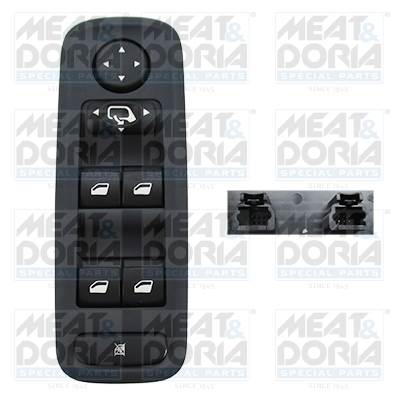 MEAT & DORIA 26561 - kapcsoló, ablakemelő CITROËN FIAT LANCIA PEUGEOT