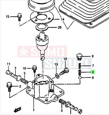 Suzuki Samurai osztómű váltó rugó 09440-07005