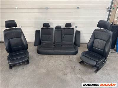 BMW F25 X3 fekete bőr ülés szett 